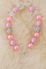 Pastel Pink bubble necklaces. 3PCS/$12.00