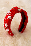 Heart & stones Valentine's headband. 2pcs/$8.00