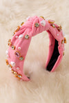 XO XO Rhinestone, bead Valentines headbands. 2pcs/$14.00