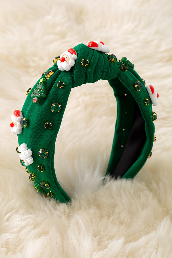 Christmas Character printed girls headbands with beads. 2pcs/$9.50