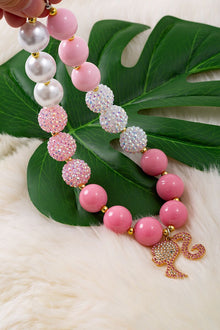  Multi-color & texture bubble necklace w/pendant. 3PCS/$15.00 ACG25154004 M