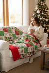 50" x 60" Christmas character minky bubble throw blanket. BL060303-50*60inches