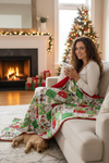 50" x 60" Christmas character minky bubble throw blanket. BL060303-50*60inches