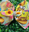 Oh Sweet Honey! Multi printed double layer hair bows. 4pcs/$10.00 BW-DSG-1001