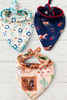 Cute Baby bibs, available in 3 prints. 2PCS/$12.00
