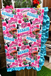 Darlin, yeehaw multi printed baby blanket (35" by 35") BKB25153016 M