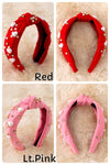 Heart & stones Valentine's headband. 2pcs/$8.00