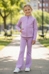 Lilac Girls stretchy active set.  (Fitted) GLP081905-SOL