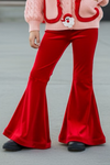 Cute velvety bell bottoms with fur trim. PNG50545 MON