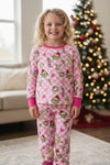 Grinc* checkered girls pajamas. GLP073008 AMY