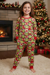 Unisex, Grinc* printed pajama set. GLP073013-JEAN