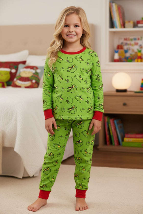 Unisex boys 2 piece set Grinc* pajamas. GLP080102-SOL