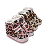 Leopard printed infant shoes. HM2066