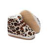 Leopard printed infant shoes. HM2066