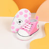 Sparkly Pink infant baby tennis shoes. HMZ0002H1