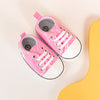 Sparkly Pink infant baby tennis shoes. HMZ0002H1