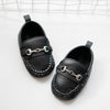 Super cute pleather baby shoes. Available in 2 colors! HMZ165