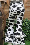Double layer cow spotted denim pants. Png65113028-jeann