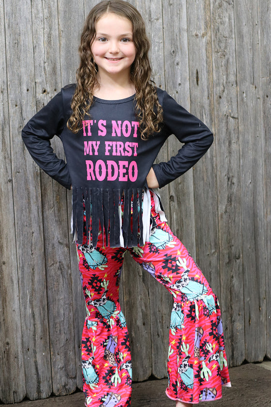 It's not my first rodeo" 2 piece set. GLP040514-jeanne