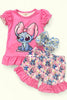 Character printed 2 piece set. GSSO031304-jean