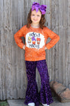 Girls sequins purple sequins bell bottoms. PNG50113005 -JEANN