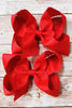 Medium scalloped hair bow (5" X 3" (1.5" Ribbon)