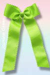 Medium scalloped hair bow (5" X 8" (1.5" Ribbon)