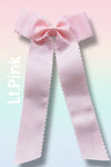 Medium scalloped hair bow (5" X 8" (1.5" Ribbon)