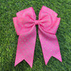 6"X 7" Holographic rhinestone cheer bows. 2pcs/$10.00