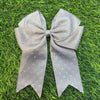 6"X 7" Holographic rhinestone cheer bows. 2pcs/$10.00
