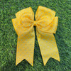 6"X 7" Holographic rhinestone cheer bows. 2pcs/$10.00
