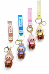 Cute cartoon figurine keychain approximately 2".