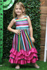 SERAPE PRINTED MAXI DRESS W/ RUFFLE HEM. DRG25153291 AMY