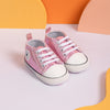 PU-PINK infant baby tennis shoes. HMZ000