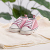 PU-PINK infant baby tennis shoes. HMZ000