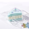 3" Squeeze sticky cake stress toy.