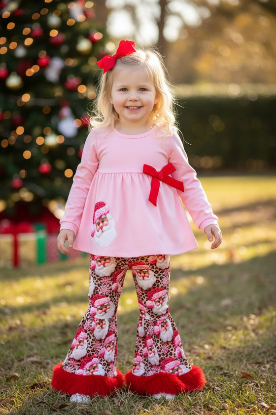 Santa 3d pattern printed 2 piece set. OFG52340 JEAN