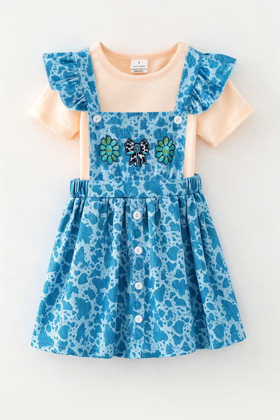 cute cow print dress Toddler Cow Print Dress | Farm Birthday Outfit | Baby Girl Western Dress | Country Cowgirl Outfit | Farm Animal Dress
