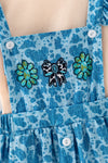 Cute cow printed overall dress with undershirt. OFG62615 SOL