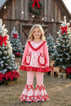 Girls multi printed tunic and bell bottoms. OFG63367 SOL