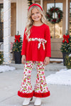Red tunic and Christmas printed bells. OFG63381 AMY