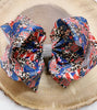 Patriotic double layer hair bows w/rhinestones 4pcs/$10.00