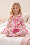 LT. Christmas tree & ornament printed pajamas. PJG60520 AMY