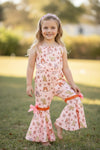 Gingham western printed romper. PNG60276 JEAN