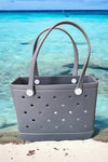 Beach Bag-Tote made of rubber beach bag. Available in 9 colors. Tote-2024-🏖️