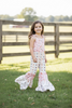 Western multi patch printed romper. PNG60187 JEAN