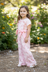 Pink Cherry blossom romper. (UNDER TEE NOT INCLUDED) PNG60228 JEAN