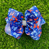 Patriotic coquette double layer hair bows. 4PCS/$10.00 BW-DSG-1029