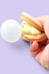 2.25" Macaroon bubble blowing stress toy. set of 12pcs/$6.00  #1583