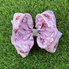 Gab-Character printed double layer hair bows. 4pcs/$10.00 BW-DSG-5097